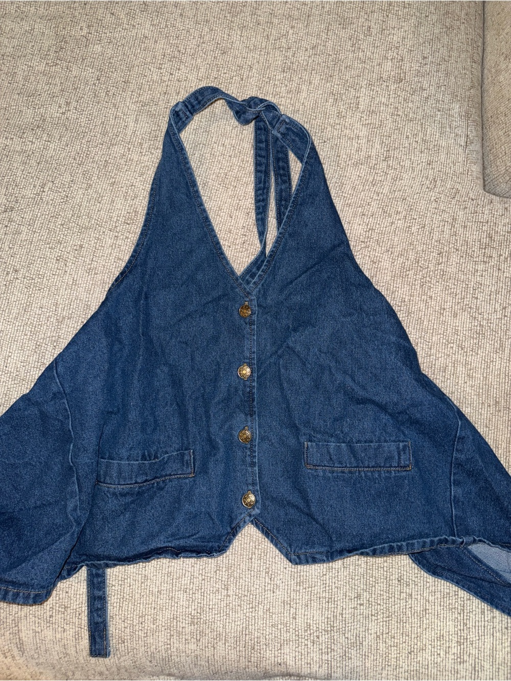 Princess Polly Denim Halter Top